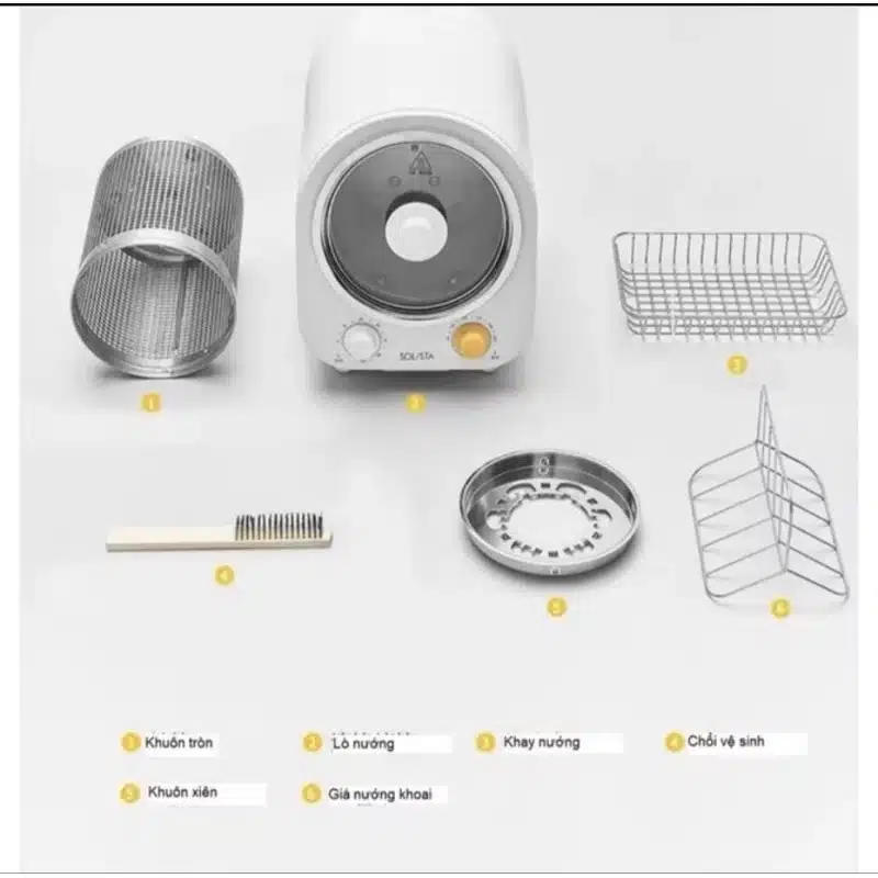 Lò Nướng Chiên Không Dầu Đa Năng XIAOMI Solista SD-Y01 7 Xiaomi Solista SD-Y01