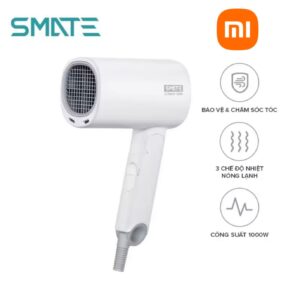 {Order giao 15/8} Máy sấy tóc Xiaomi Smate , công nghệ ion âm , sấy nóng lạnh 3 chế độ nhiệt