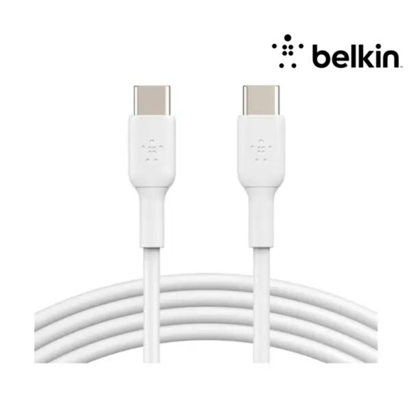 {Order giao 25/8} Cáp sạc BELKIN chân C to C 60W dài 1m , vỏ nhựa , Không hộp