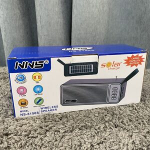 Loa Bluetooth NNS NS-8156S , có đài FM , đèn pin , TWS , năng lượng mặt trời