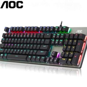 {Order giao 30/8} Bàn phím cơ AOC GK410 | Blue switch | 104 phím