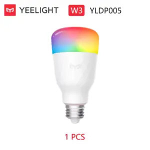 {Order giao 5/9} Bản quốc tế- Bóng đèn LED thông minh XIAOMI Yeelight W3 ,điều khiển App, đèn RGB