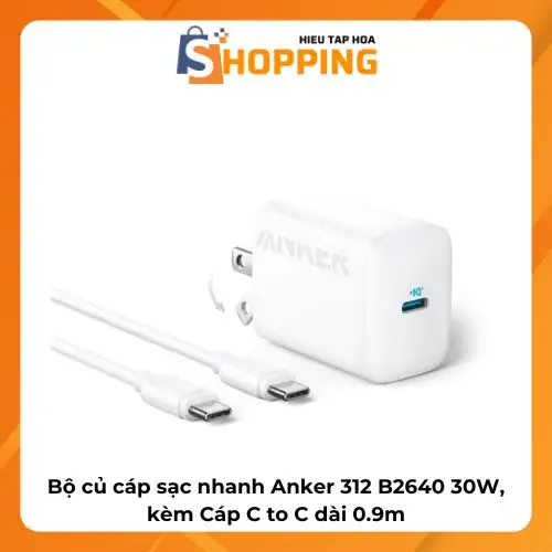 Bộ Củ Nhanh Anker 312 B2640 30W