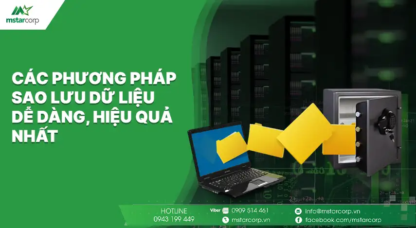 Các bước để thực hiện sao lưu dữ liệu hiệu quả là gì