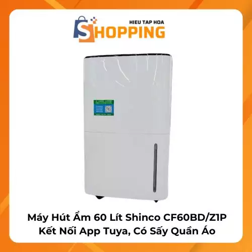 Máy Hút Ẩm Shinco CF60BD/Z1P 60 Lít