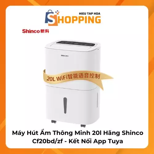 Máy Hút Ẩm Shinco CF20BD/ZF 20L – Kết Nối App…