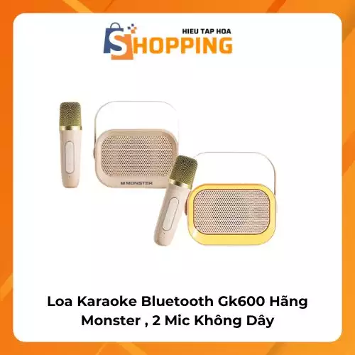 {Order Giao 18/3} Loa Karaoke Bluetooth Gk600 Hãng Monster ,…