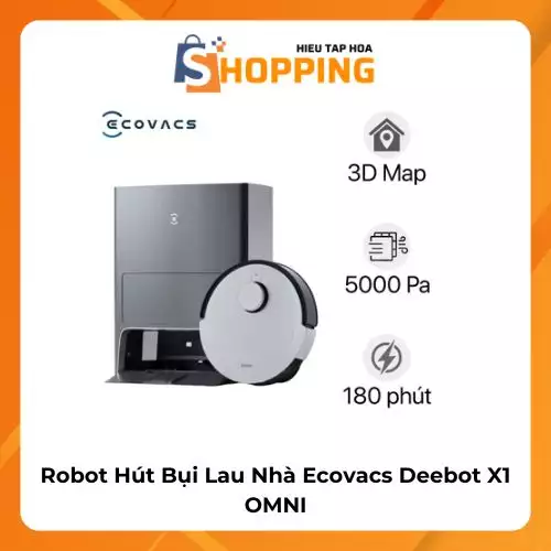 Robot Hút Bụi Lau Nhà Ecovacs Deebot X1 OMNI