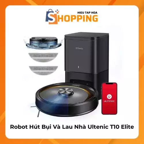 Robot Hút Bụi Và Lau Nhà Ultenic T10 Elite