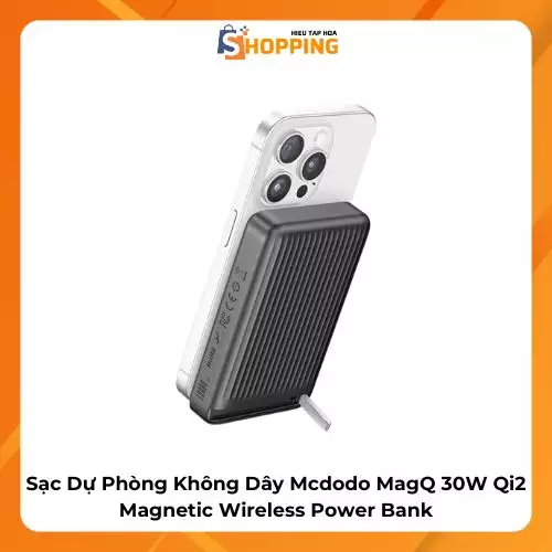 Sạc Dự Phòng Không Dây Mcdodo MagQ 30W Qi2 Magnetic…