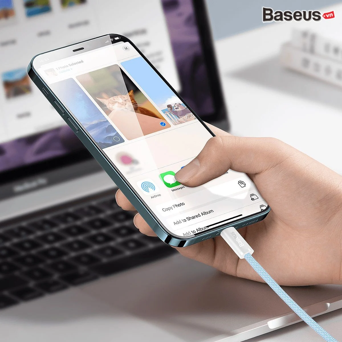 Cáp Sạc Nhanh Siêu Bền C To Lightning Baseus Dynamic…