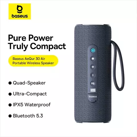 Loa Bluetooth OS-Baseus AeQur 30 Air Portable Wireless Speaker