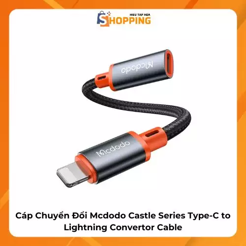 Cáp Chuyển Đổi Mcdodo Castle Series Type-C to Lightning Convertor Cable