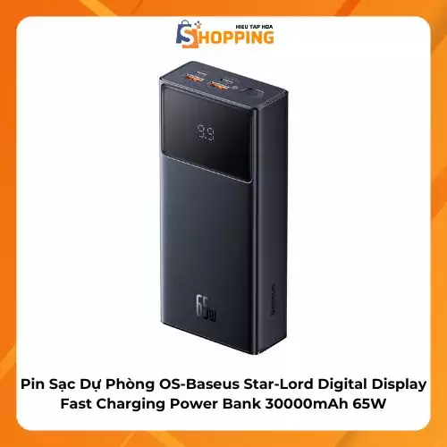 Pin Sạc Dự Phòng OS-Baseus Star-Lord Digital Display Fast Charging…