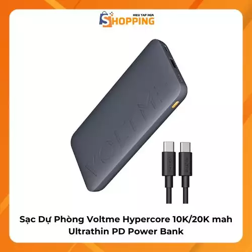 Sạc Dự Phòng Voltme Hypercore 10K/20K Ultrathin PD Power Bank