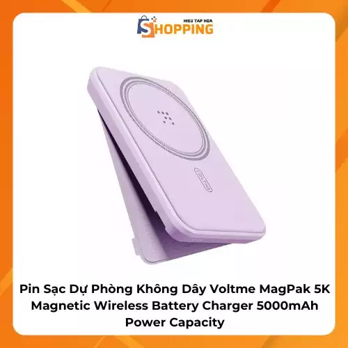 Pin Sạc Dự Phòng Không Dây Voltme MagPak 5K Magnetic…