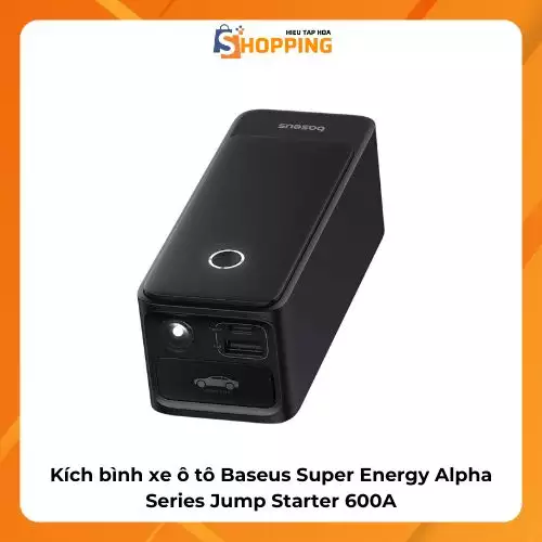 Kích bình xe ô tô Baseus Super Energy Alpha Series Jump Starter 600A