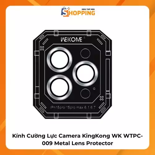 Kính Cường Lực Camera KingKong WEKOME WTPC-009 Metal Lens Protector