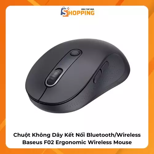 Chuột Không Dây Kết Nối Bluetooth/Wireless Baseus F02 Ergonomic Wireless…