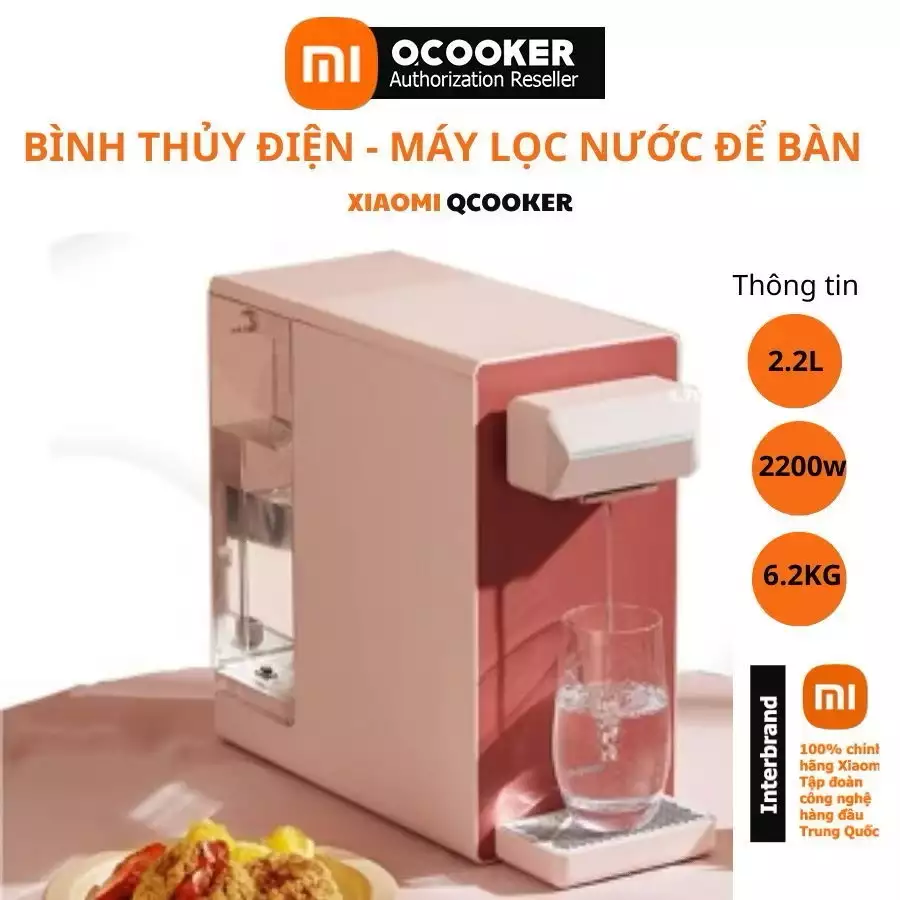 Bình thủy điện máy lọc nước để bàn Xiaomi Qcooker CS_JY100