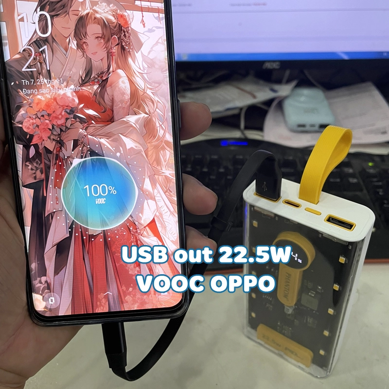 Pin Dự Phòng Sạc Nhanh Phantom P17 Dung Lượng 10000Mah&hellip;