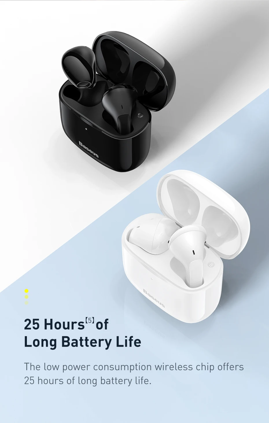 Tai nghe Bluetooth OS-Baseus True Wireless Earphones Bowie E3