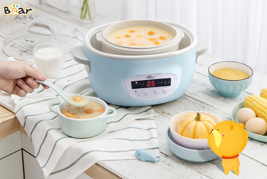 Nồi Nấu Chậm Bear 2.5L SUBE003 – Bản Tiếng Việt
