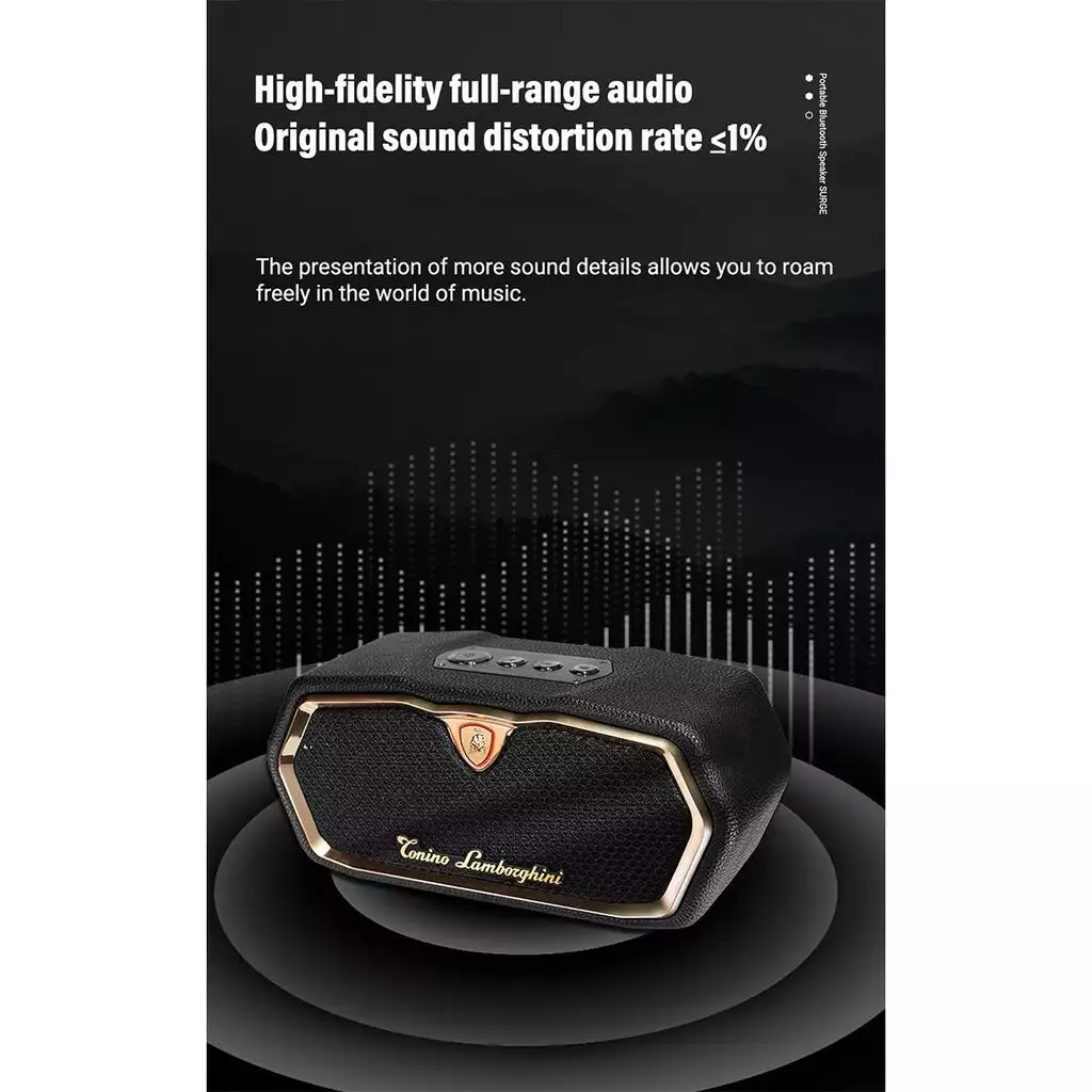 Loa Bluetooth Torino Lamborghini TL89 – Da Nappa, Logo mạ&hellip;