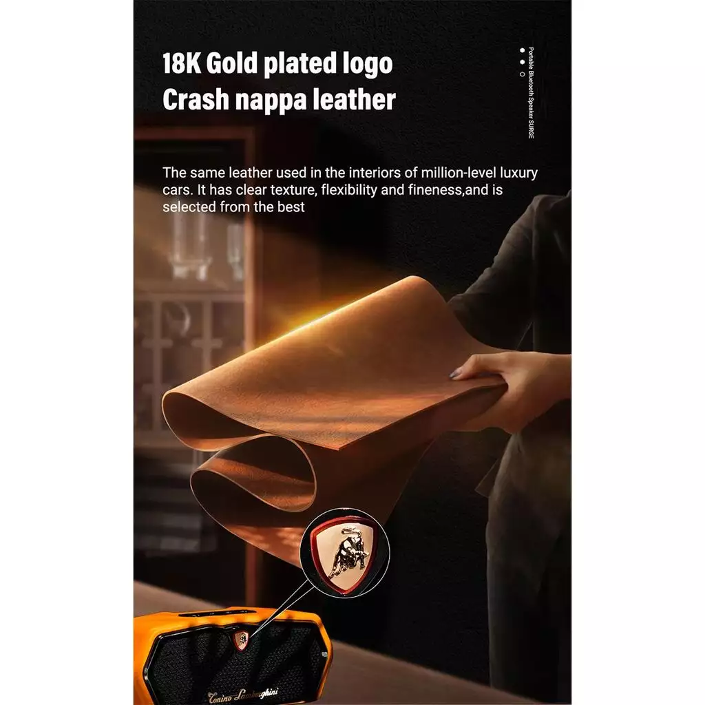 Loa Bluetooth Torino Lamborghini TL89 – Da Nappa, Logo mạ&hellip;