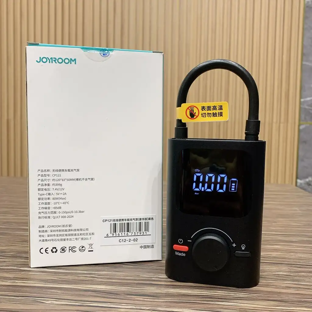 Máy Bơm Lốp Xe Hơi Joyroom CP121 Không Dây (Sạc…