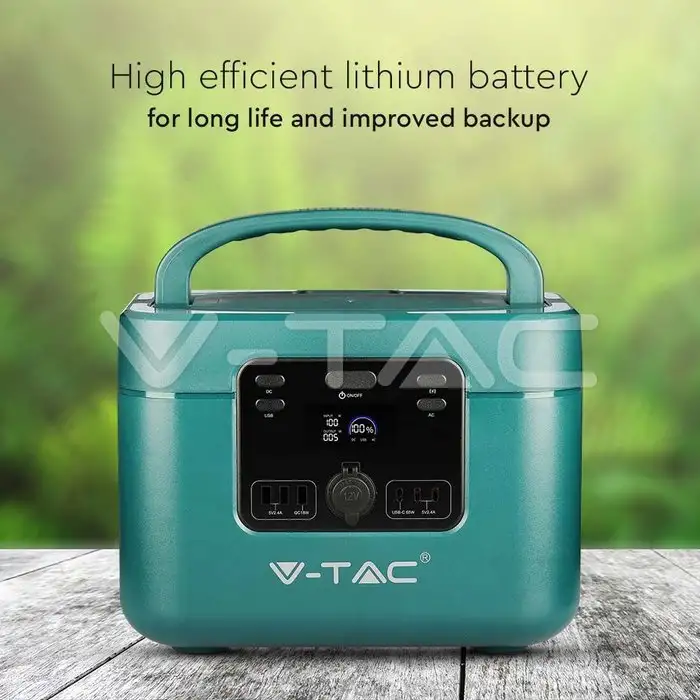 Trạm sạc V-TAC VT-1001 – 1000W, dung lượng 1050Wh (328.300mAh)