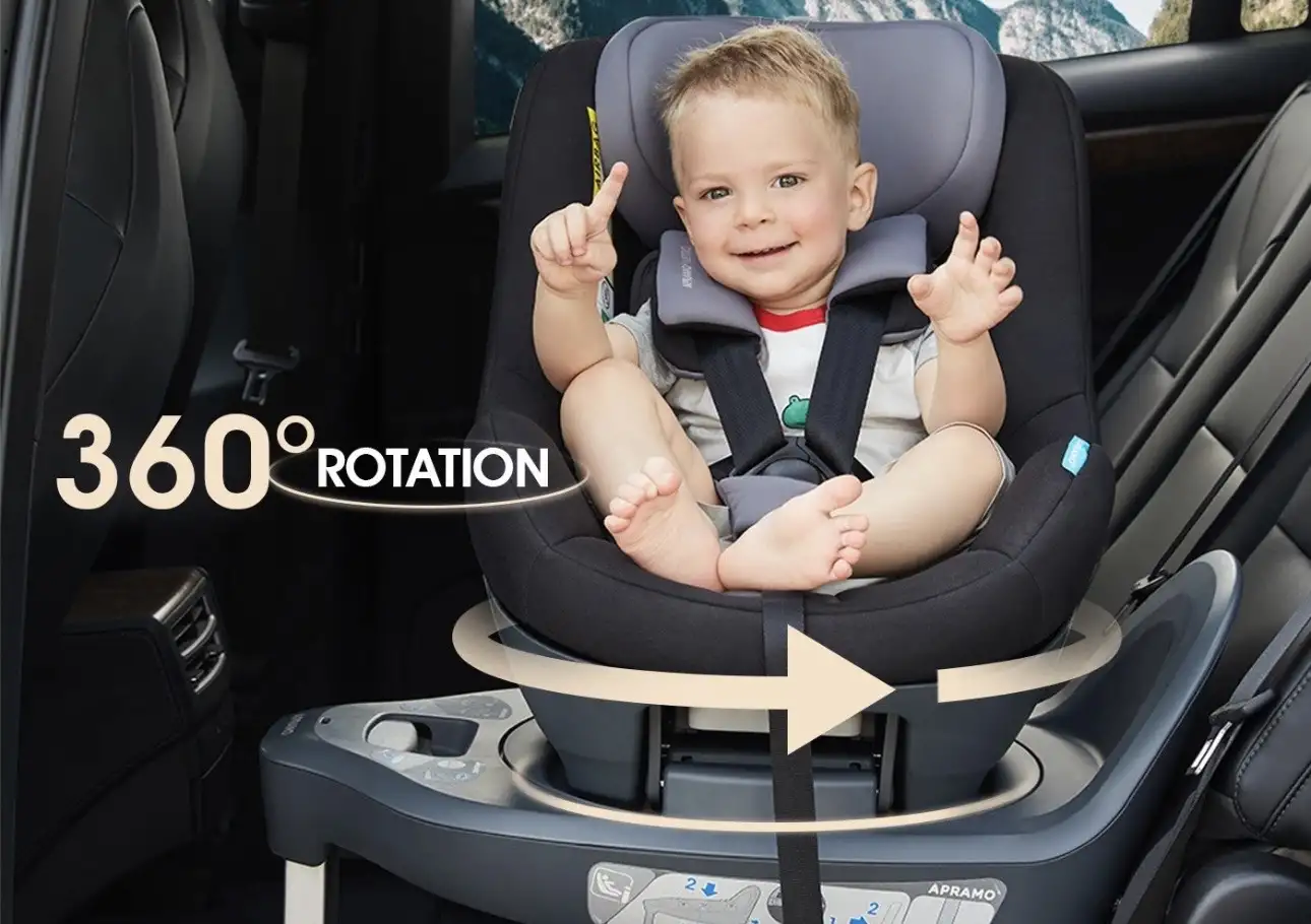 Ghế Ô Tô Trẻ Em APRAMO METRO HUB ( UK ) – Xoay 360°, từ 0 đến 4 tuổi, khoá ISOFIX 10 {Order giao 30/11} Ghế oto trẻ em APRAMO METRO HUB…