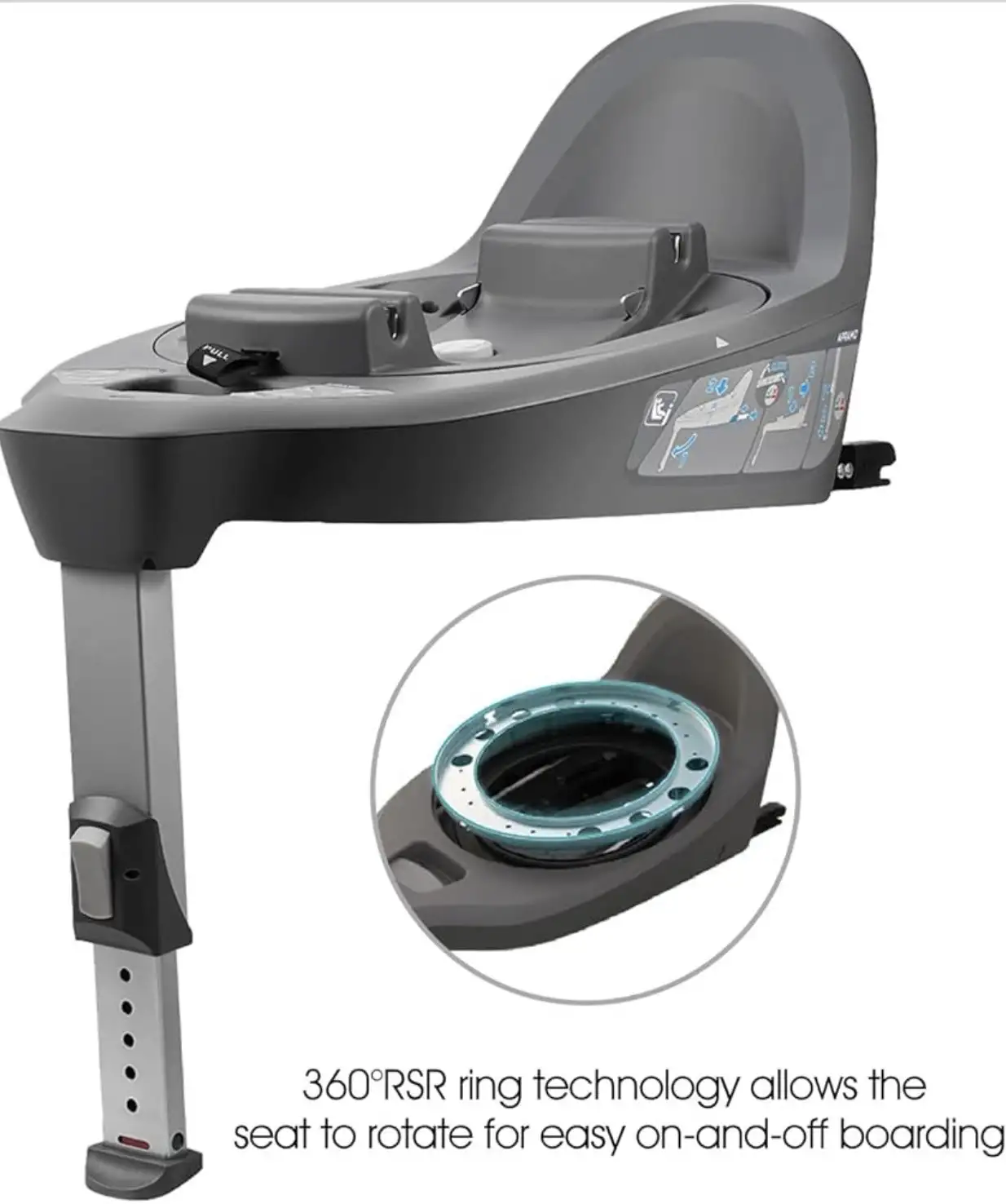 Ghế Ô Tô Trẻ Em APRAMO METRO HUB ( UK ) – Xoay 360°, từ 0 đến 4 tuổi, khoá ISOFIX 8 {Order giao 30/11} Ghế oto trẻ em APRAMO METRO HUB…