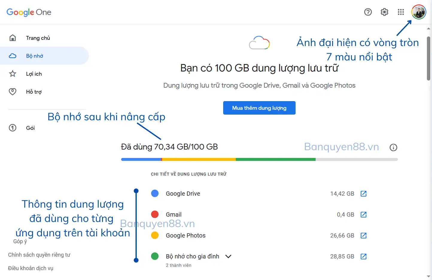 Nâng Cấp Google One Chính Chủ Giá Siêu Rẻ 2 Nâng Cấp Google One Chính Chủ Giá Siêu Rẻ