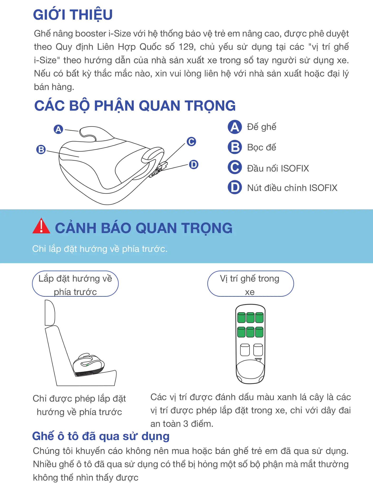 {Order Giao 06/12} Ghế Ngồi Ô Tô Trẻ Em Babyro&hellip;