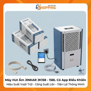 Máy Hút ẨM JINKAR JK158 - 158L Có App Điều Khiển