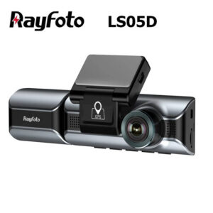 Camera Hành Trình Rayfoto Ls05d, Quay 4k, 3 Mắt Trước & Trong Xe, Góc Rộng, Có Gps