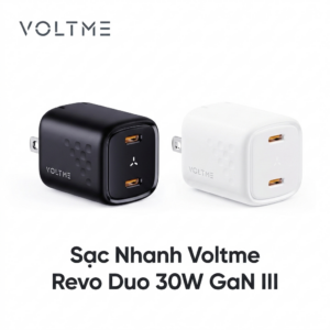 Củ Sạc Nhanh Voltme Revo Duo 30W GaN III