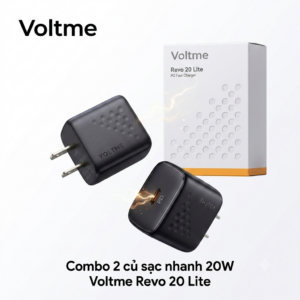 Combo 2 Củ sạc nhanh 20W VOLTME Revo 20 Lite Charger 20W