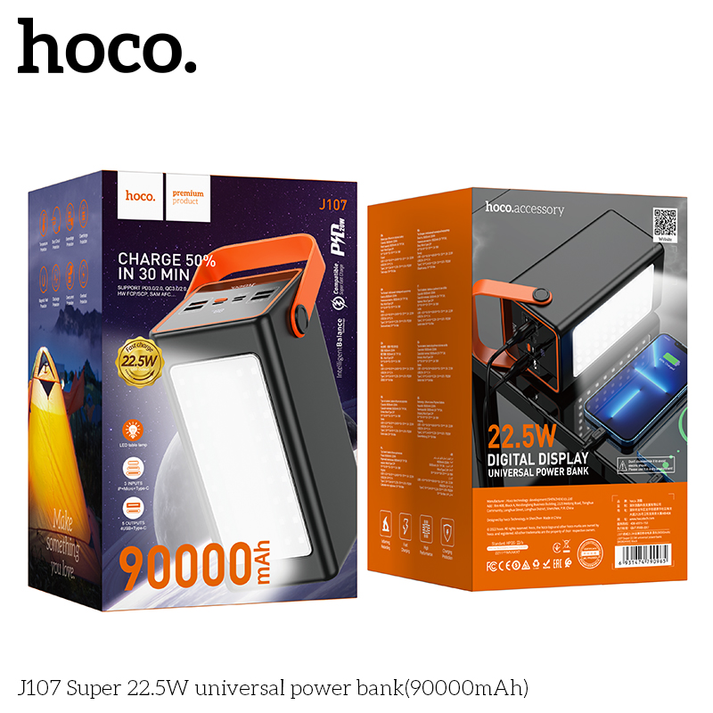 Đánh Giá Sạc Dự Phòng Hoco Chi Tiết: Lựa Chọn "Ngon, Bổ, Rẻ" Đáng Mua Nhất Cho Sinh Viên 8 hoco j107
