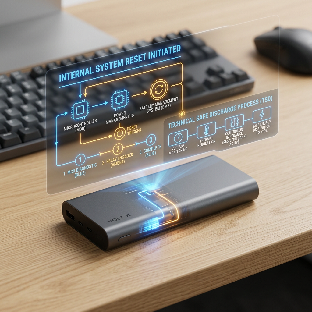 Cách Xả Pin Dự Phòng Đúng Chuẩn Kỹ Thuật: Reset Mạch IC & Khôi Phục Dung Lượng 100% 3 4. Hướng dẫn quy trình xả pin dự phòng chuẩn kỹ thuật 4 bước an toàn