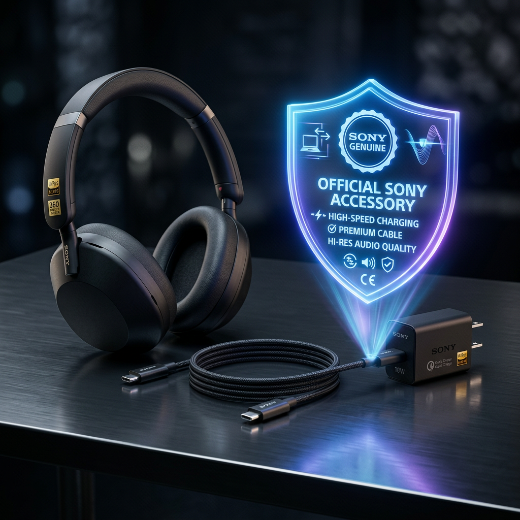 Bí Kíp Săn Phụ Kiện Điện Thoại Sony Chính Hãng: Cáp, Sạc & Tai Nghe Hi-Res Đỉnh Cao 3 2. Tại sao nên chọn cáp, sạc và tai nghe Sony chính hãng thay vì linh kiện trôi nổi?