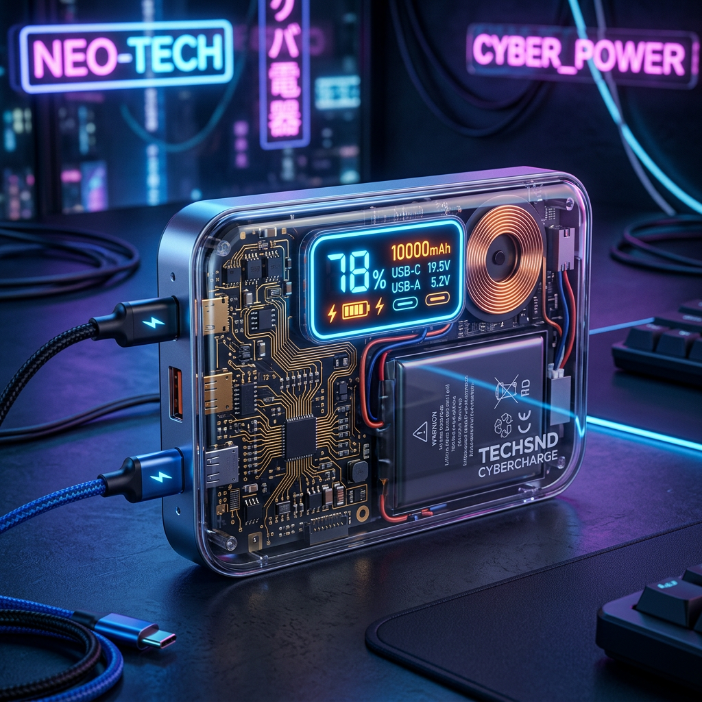 Đánh Giá Sạc Dự Phòng Essager Trong Suốt: Thiết Kế Cyberpunk Cực Trend, Có Đáng Mua? 3 Tại sao sạc dự phòng Essager thiết kế trong suốt lại thu hút và đáng đầu tư?
