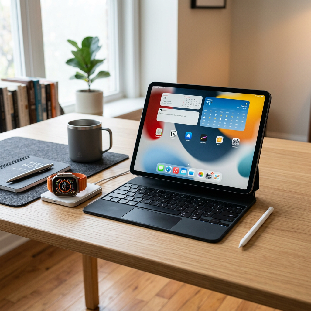Trọn Bộ Phụ Kiện Apple Watch Và iPad: Bổ Trợ Hoàn Hảo Cho Hệ Sinh Thái Apple 3 2. Top phụ kiện iPad thiết yếu giúp tối ưu công việc, học tập và giải trí