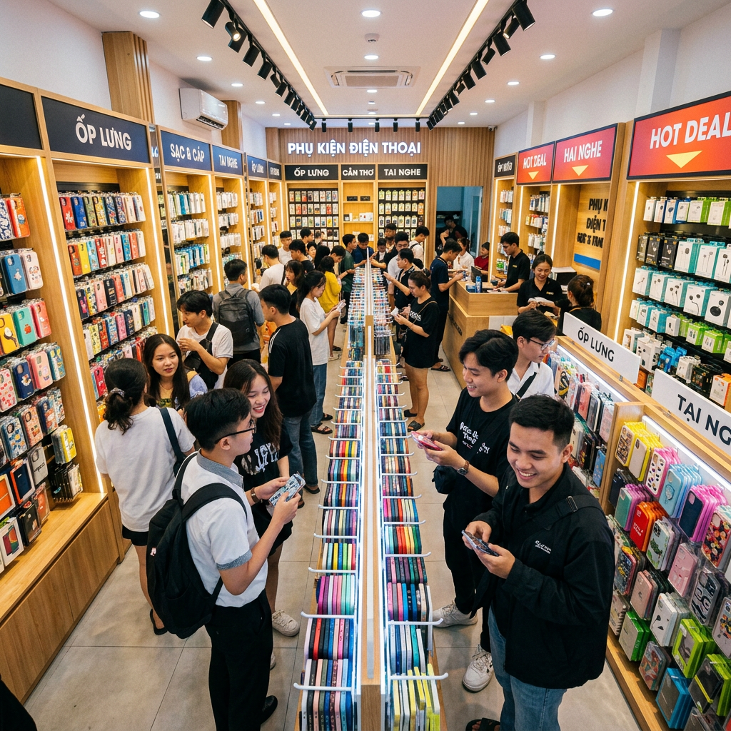 Top 10+ Địa Chỉ Bán Phụ Kiện Điện Thoại Cần Thơ Uy Tín, Giá Tốt Nhất 4 Top 10 địa chỉ bán phụ kiện điện thoại Cần Thơ nhộn nhịp và chất lượng nhất