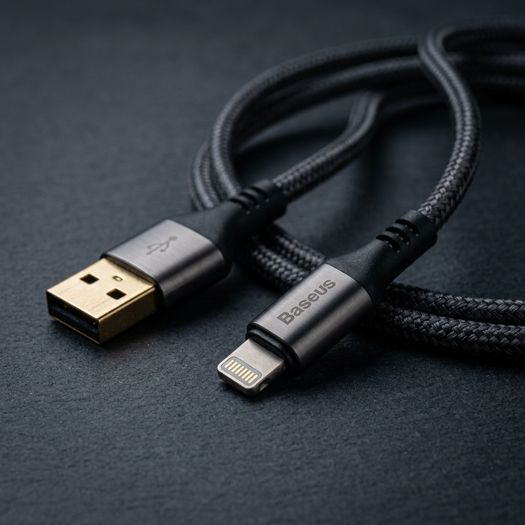 Cáp Sạc iPhone 1.5A Baseus Yiven Lightning USB Bọc Dù Chính Hãng – Bền Bỉ, Sạc An Toàn, Giá Tốt Tại Hiếu Tạp Hóa 5 Tổng quan về Cáp sạc iPhone 1.5A Baseus Yiven Lightning USB bọc dù: Thiết kế đỉnh cao, hiệu năng ấn tượng