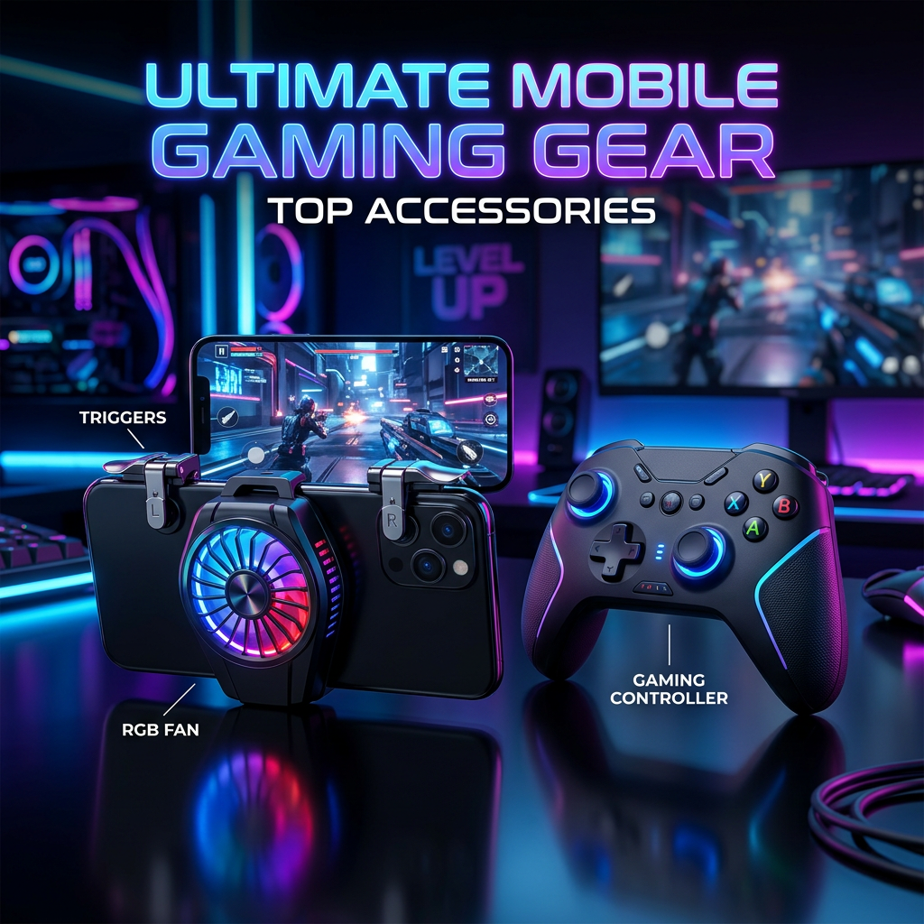Top 10 Phụ Kiện Điện Thoại Cho Game Thủ Mobile Cực Chất: Leo Rank Mượt Mà, Không Lo Nóng Máy 8 Mua đồ chơi, phụ kiện điện thoại chơi game chính hãng, giá tốt nhất tại Hiếu Tạp Hóa
