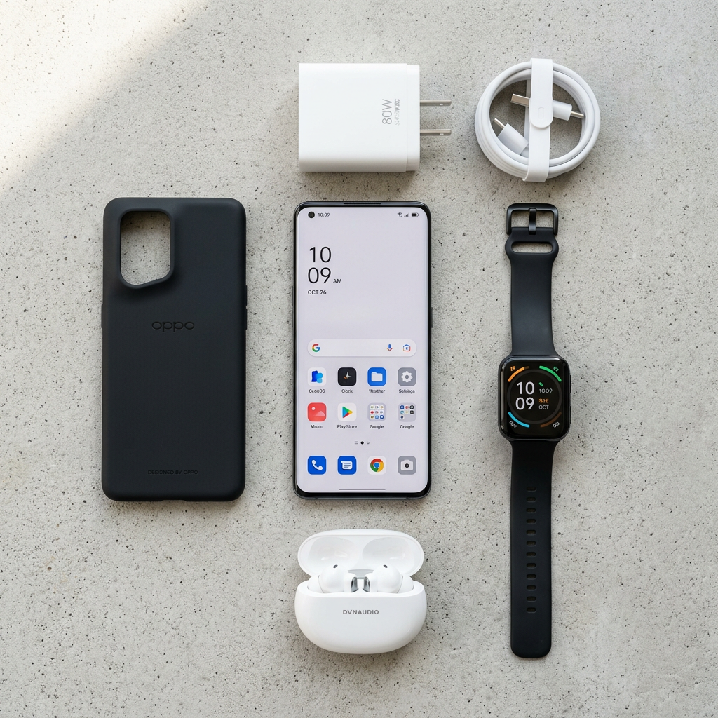 Review Trọn Bộ Phụ Kiện Điện Thoại Oppo Thiết Kế Đẹp Mắt & Đáng Mua Nhất 1 Review trọn bộ phụ kiện điện thoại Oppo thiết kế đẹp mắt là gì? Tổng quan hệ sinh thái chuẩn SuperVOOC & Thời trang