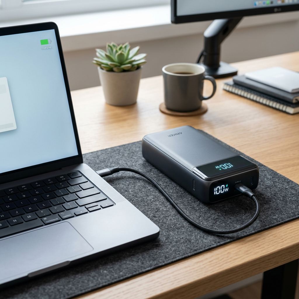 Cách Chọn Sạc Dự Phòng Laptop, MacBook 65W - 100W Chuẩn Nhất: Hướng Dẫn Từ A-Z 1 Sạc dự phòng laptop, MacBook 65W - 100W là gì? Tổng quan & Chuẩn công nghệ