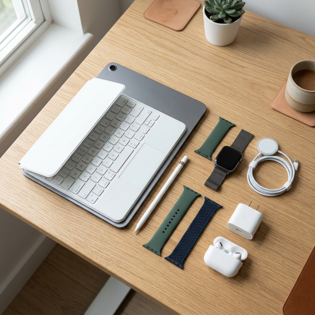 Trọn Bộ Phụ Kiện Apple Watch Và iPad: Bổ Trợ Hoàn Hảo Cho Hệ Sinh Thái Apple 6 8. Những sai lầm phổ biến khi mua phụ kiện Apple và lời khuyên từ Hiếu Tạp Hóa